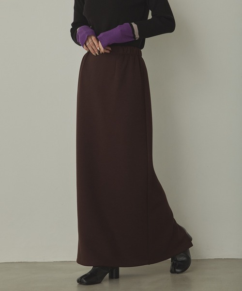 hunch（ハンチ）の「2WAY ダンボールタイトスカート（スカート・レディース・ダークブラウン/ブラック/アイボリー・FREE）」の17枚目の写真