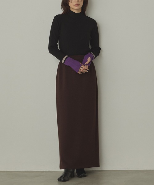 hunch（ハンチ）の「2WAY ダンボールタイトスカート（スカート・レディース・ダークブラウン/ブラック/アイボリー・FREE）」の20枚目の写真