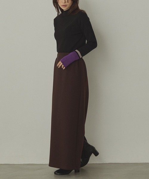 hunch（ハンチ）の「2WAY ダンボールタイトスカート（スカート・レディース・ダークブラウン/ブラック/アイボリー・FREE）」の21枚目の写真
