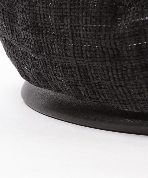 HARE(ハレ)の「ツイードベレー(HARE)(ハンチング/ベレー帽・レディース・ブラック・FREE)」の12枚目の写真