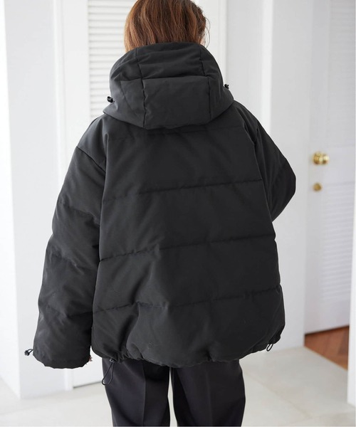 DANTON(ダントン)の「DANTON/ダントン POLYESTER DOWN DT-A0008(ダウンジャケット/コート・レディース・ブラウン/ブラック/ベージュ・FREE)」の9枚目の写真