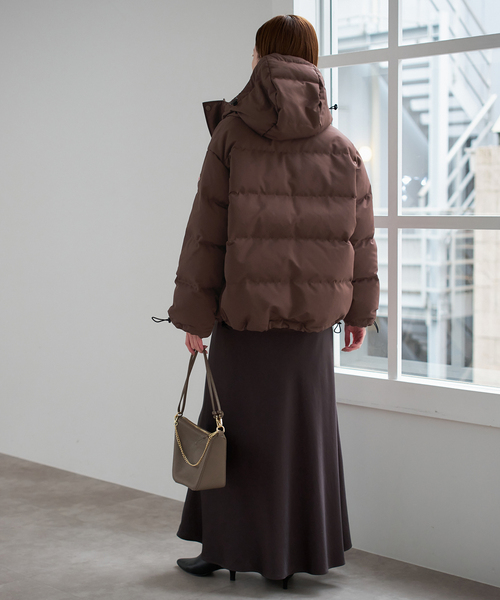 DANTON(ダントン)の「DANTON/ダントン POLYESTER DOWN DT-A0008(ダウンジャケット/コート・レディース・ブラウン/ブラック/ベージュ・FREE)」の14枚目の写真