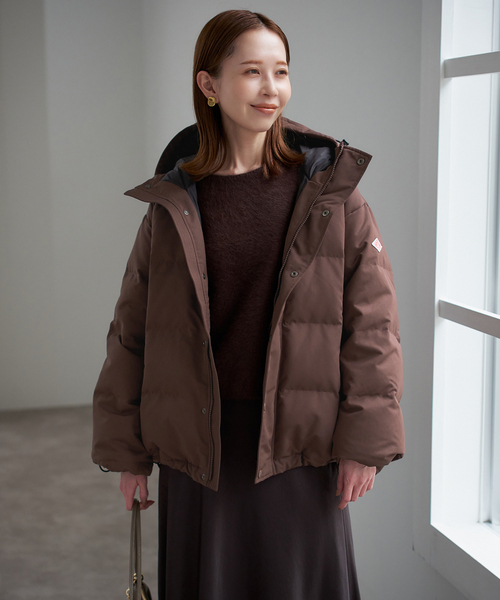 DANTON(ダントン)の「DANTON/ダントン POLYESTER DOWN DT-A0008(ダウンジャケット/コート・レディース・ブラウン/ブラック/ベージュ・FREE)」の15枚目の写真