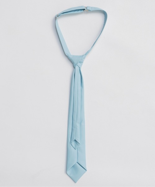 MAISON SPECIAL(メゾンスペシャル)の「Vegan Leather Tie Shirt / ヴィーガンレザーネクタイシャツ(シャツ/ブラウス・レディース・ブラック/ブルー/オフホワイト/ブラウン・FREE)」の5枚目の写真