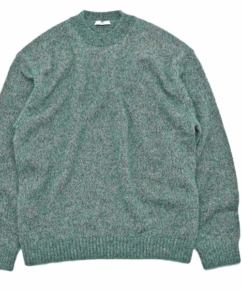 ATON】 WOOL ALPACA MOHAIR CREWNECK SWEATER（ニット/セーター