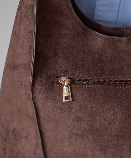GUSCIO(グッシオ)の「【グッシオベーシック】ピンタックワンハンドルトートバッグ(トートバッグ・レディース・ベージュ/ダークブラウン/キャメル/ブラック・FREE)」の6枚目の写真