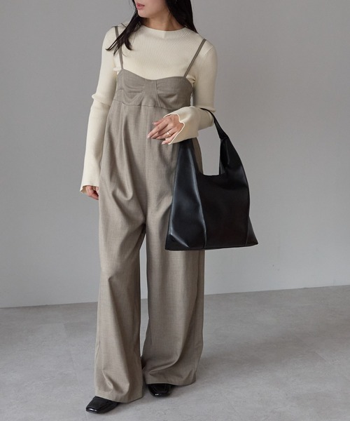 GUSCIO(グッシオ)の「【グッシオベーシック】ピンタックワンハンドルトートバッグ(トートバッグ・レディース・ベージュ/ダークブラウン/キャメル/ブラック・FREE)」の21枚目の写真