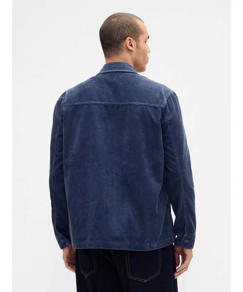 GAP（ギャップ）の「コーデュロイ シャケット（シャツ/ブラウス・メンズ・ブルー/グレー・XS/S/M/L/XL）」の5枚目の写真