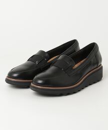 Clarks(クラークス)のSharon Pace / シャロンペース(ブラックレザー)(ローファー)