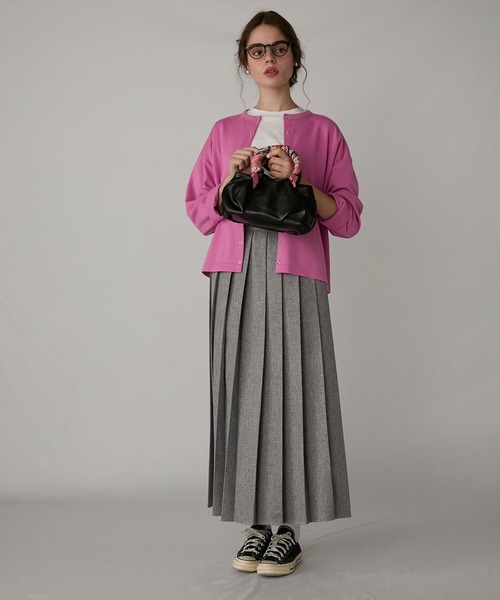 BONLECILL Marche(ボンルシールマルシェ)の「【BONLECILL Marche】ラウンドハンドルボストンバッグ/ハンドバッグ(ボストンバッグ・レディース・ブラウン/ワイン/ブラック・FREE)」の13枚目の写真
