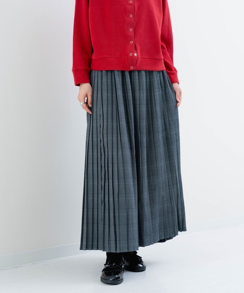 refinedworks(リファインドワークス)の「【refinedworks】秋冬を彩る プリーツチェック柄 スカート(スカート・レディース・ブラウン/グレー・FREE)」の17枚目の写真