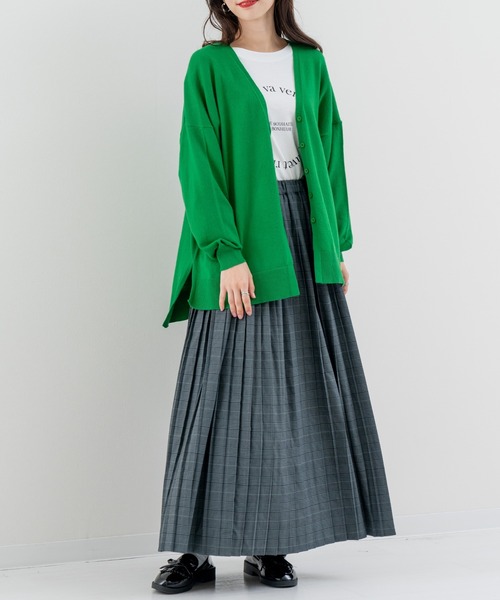 refinedworks(リファインドワークス)の「【refinedworks】秋冬を彩る プリーツチェック柄 スカート(スカート・レディース・ブラウン/グレー・FREE)」の7枚目の写真