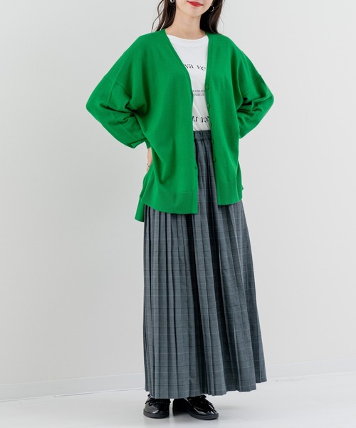 refinedworks(リファインドワークス)の「【refinedworks】秋冬を彩る プリーツチェック柄 スカート(スカート・レディース・ブラウン/グレー・FREE)」の8枚目の写真