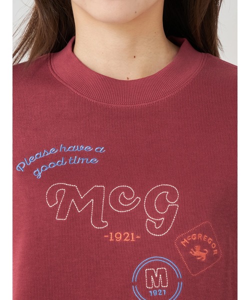 McGREGOR(マックレガー)の「ダブルフェイス刺繍スウェット(スウェット・レディース・ネイビー/ワインレッド/グレー・M/L)」の7枚目の写真