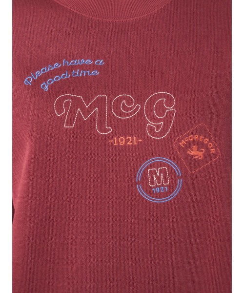 McGREGOR(マックレガー)の「ダブルフェイス刺繍スウェット(スウェット・レディース・ネイビー/ワインレッド/グレー・M/L)」の10枚目の写真