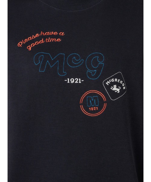 McGREGOR(マックレガー)の「ダブルフェイス刺繍スウェット(スウェット・レディース・ネイビー/ワインレッド/グレー・M/L)」の12枚目の写真