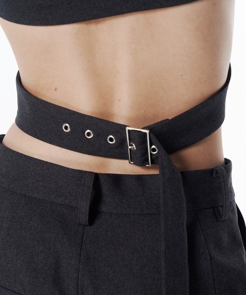 JOSE MOON(ジョゼムーン)の「CROSS SHORT JACKET/クロスショートジャケット(テーラードジャケット・レディース・チャコールグレー/ブラック・38/36)」の22枚目の写真