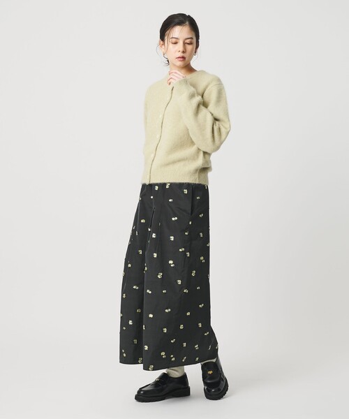 BEAUTY&YOUTH UNITED ARROWS(ビューティーアンドユースユナイテッドアローズ)の「フラワージャガード スカート ウォッシャブル(スカート・レディース・イエロー/ホワイト・S/M)」の5枚目の写真