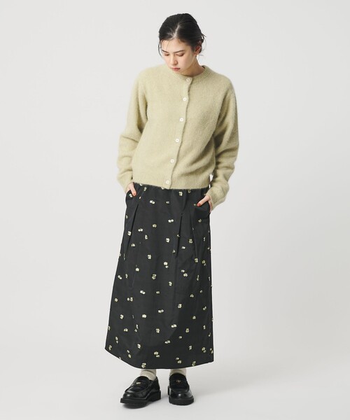 セール】フラワージャガード スカート ウォッシャブル（スカート