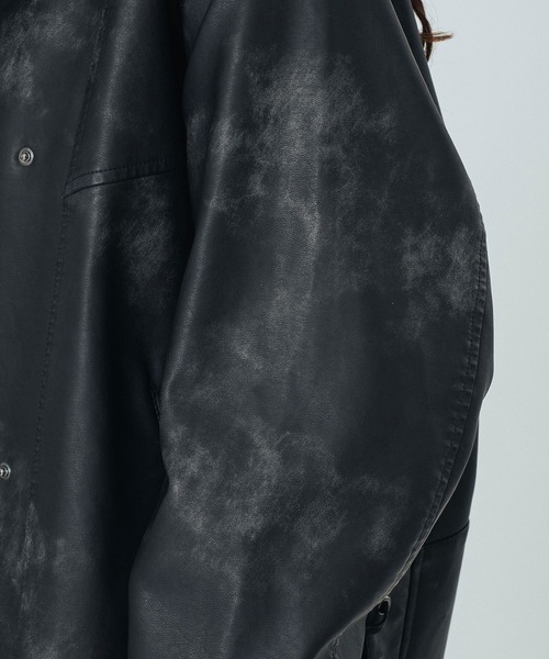 ROSE BUD（ローズバッド）の「LEATHER LIKE JACKET（その他アウター・レディース・ブラウン/ブラック・ONE SIZE）」の19枚目の写真