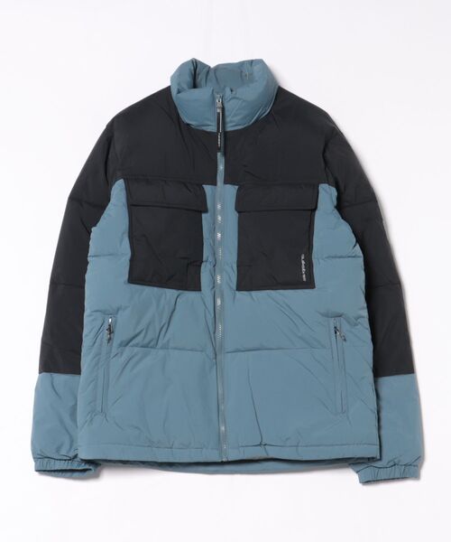Quiksilver（クイックシルバー）の「STAY PUFF JACKET/クイックシルバーナイロンブルゾン（ブルゾン・メンズ・ブラック/ブルー・MEDIUM/LARGE/X-LARGE/SMALL）」の2枚目の写真