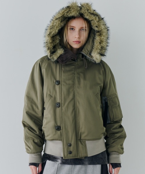 AIVER　N-2Bフライトブルゾン AIVER（アイバー） ミリタリージャケット モッズコート AIVER N-2B