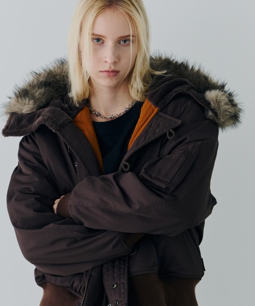 極美品 ARTISAN アルチザン N-2B フライトジャケット ファー 極美品 ARTISAN アルチザン N-2B フライトジャケット ファー