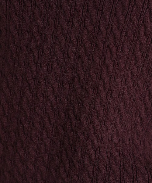 NATURAL BEAUTY BASIC(ナチュラルビューティーベーシック)の「◇シャツカラードッキングケーブルニット(ニット/セーター・レディース・ブルー系その他6/グレー系その他/ブラウン系その他・FREE)」の10枚目の写真