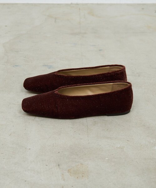 GALLARDAGALANTE（ガリャルダガランテ）の「【2.718】ベロアフラットシューズ（パンプス・レディース・ブラウン/ブラック・36/37/38）」の11枚目の写真