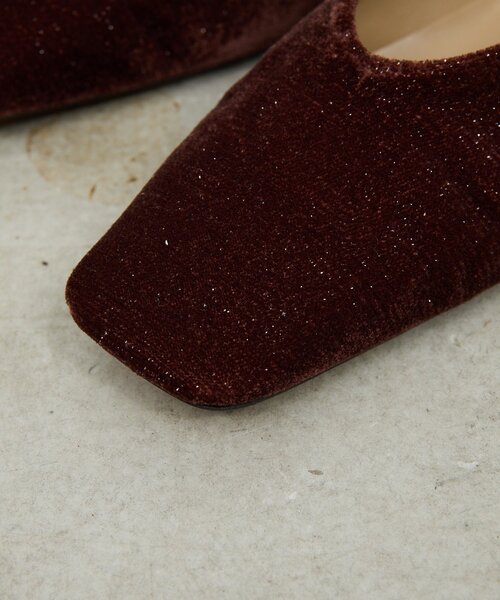 GALLARDAGALANTE（ガリャルダガランテ）の「【2.718】ベロアフラットシューズ（パンプス・レディース・ブラウン/ブラック・36/37/38）」の13枚目の写真