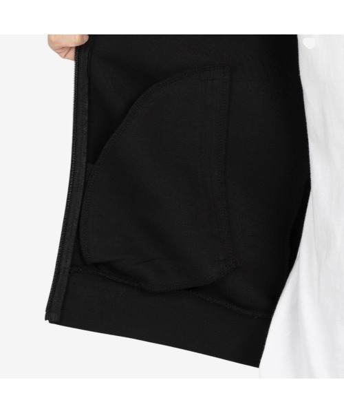 Reebok（リーボック）の「ジップフーディー / CONTRAST PANEL ZIP HOODY（パーカー・メンズ・ブラック/グレー・LARGE/MEDIUM/SMALL/X-LARGE）」の5枚目の写真
