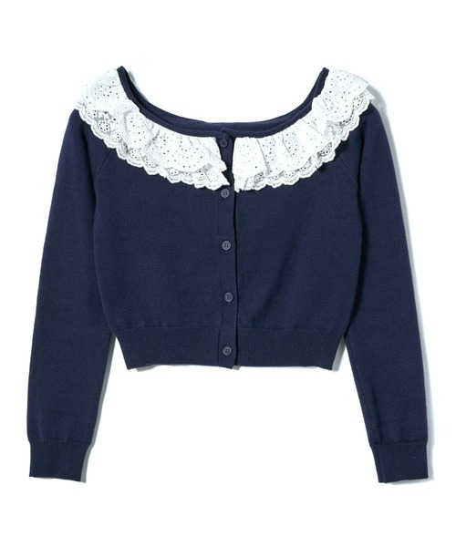 【美品】 curensology ラッフルニットカーディガン 中古・古着通販】Curensology (カレンソロジー) ラッフルニット