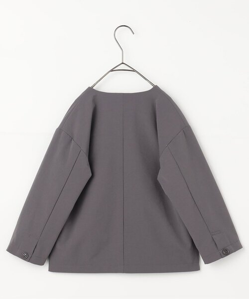 p.premier（ピードットプルミエ）の「ノーカラーダブルジャケット_ジュニア対応（スーツジャケット・キッズ・ネイビー/ブラック/グレー・90/100/110/120/130/140）」の11枚目の写真