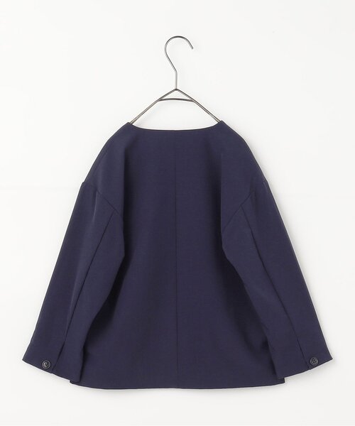 p.premier（ピードットプルミエ）の「ノーカラーダブルジャケット_ジュニア対応（スーツジャケット・キッズ・ネイビー/ブラック/グレー・90/100/110/120/130/140）」の18枚目の写真