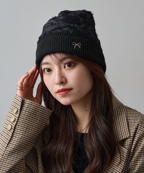 セール】【SETUP7】もこもこフェザーニット帽 ワッチ FTL（ニット