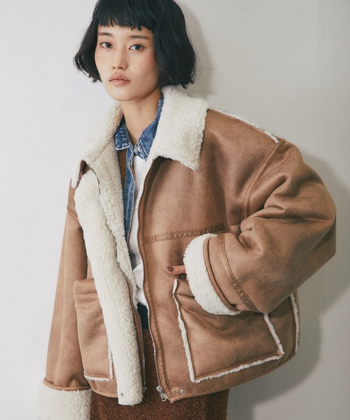 ショート丈ムートンコート（ムートンコート）｜ANOTHER S（アナザー