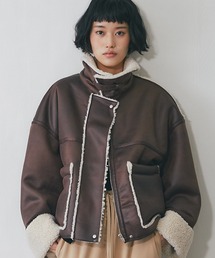ANOTHER S(アナザーエス)のショート丈ムートンコート(ムートンコート)