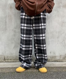 link lot（リンクロット）の「【起毛】チェックイージーネルパンツ【UNISEX】（その他パンツ・メンズ）」