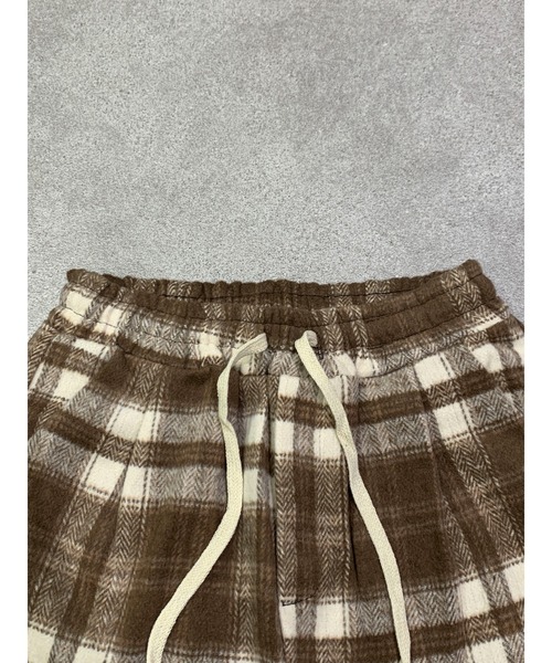 link lot(リンクロット)の「【起毛】チェックイージーネルパンツ【UNISEX】(その他パンツ・レディース・ブラック/グリーン/ブラウン・M/L)」の12枚目の写真