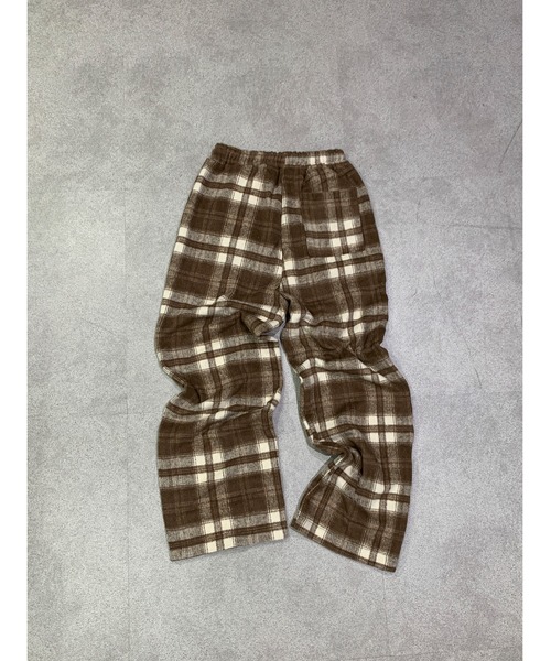 link lot(リンクロット)の「【起毛】チェックイージーネルパンツ【UNISEX】(その他パンツ・レディース・ブラック/グリーン/ブラウン・M/L)」の11枚目の写真