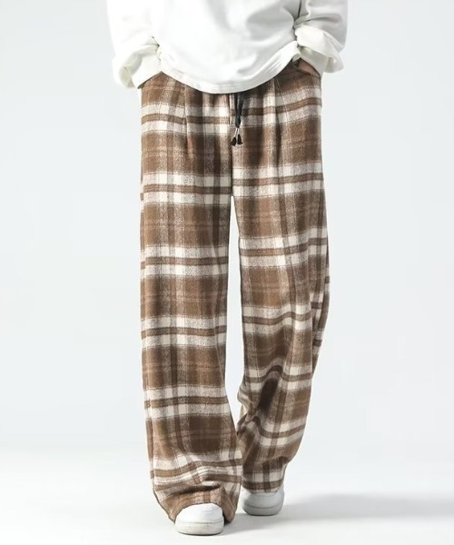 link lot(リンクロット)の「【起毛】チェックイージーネルパンツ【UNISEX】(その他パンツ・レディース・ブラック/グリーン/ブラウン・M/L)」の18枚目の写真