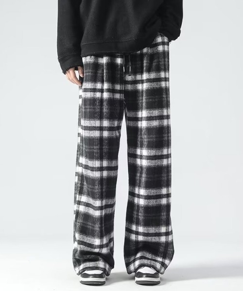 link lot(リンクロット)の「【起毛】チェックイージーネルパンツ【UNISEX】(その他パンツ・レディース・ブラック/グリーン/ブラウン・M/L)」の16枚目の写真