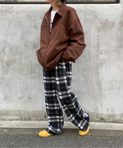 link lot(リンクロット)の「【起毛】チェックイージーネルパンツ【UNISEX】(その他パンツ・レディース・ブラック/グリーン/ブラウン・M/L)」の19枚目の写真