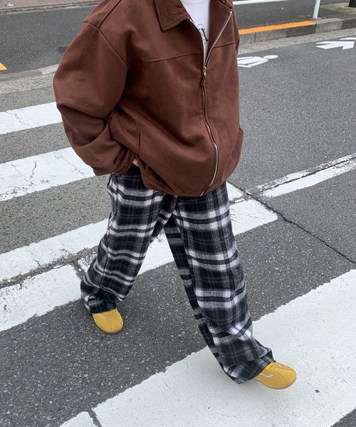 link lot(リンクロット)の「【起毛】チェックイージーネルパンツ【UNISEX】(その他パンツ・レディース・ブラック/グリーン/ブラウン・M/L)」の21枚目の写真
