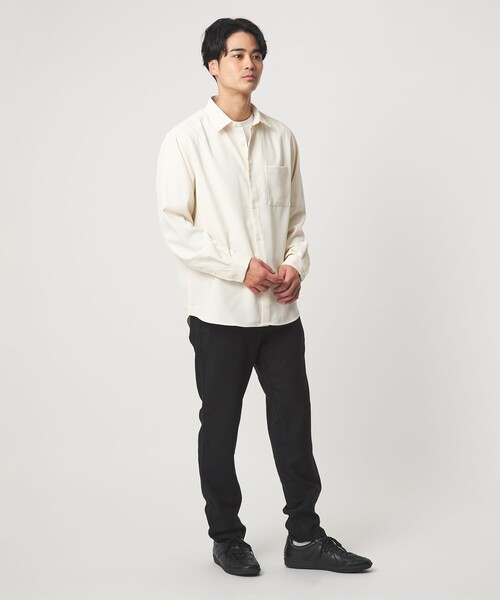 green label relaxing(グリーンレーベルリラクシング)の「ウォッシャブル フラノ オックス ナロー S1 ユーティリティパンツ イージーパンツ -ストレッチ-(その他パンツ・メンズ・グレー系/ダークグリーン/ブラック/モカ・L/M/S/XL)」の21枚目の写真