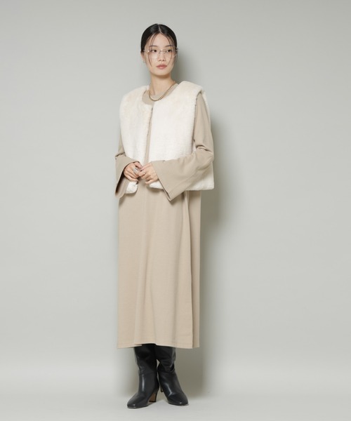 セール】ファーベスト×ワンピース アンサンブルセット（ワンピース