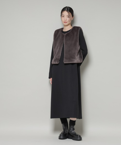 セール】ファーベスト×ワンピース アンサンブルセット（ワンピース