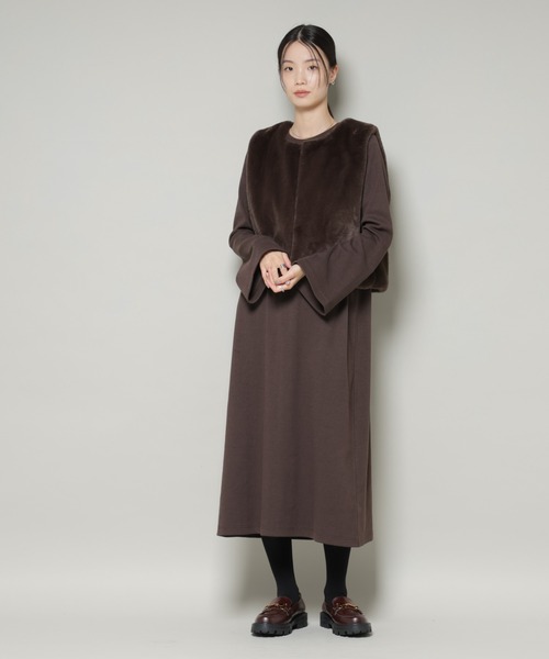 セール】ファーベスト×ワンピース アンサンブルセット（ワンピース