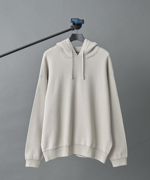 COLONY 2139（コロニートゥーワンスリーナイン）の「スウェットライクコットン混ニットパーカー（パーカー・メンズ・ブラウン/グレー/ブラック・LARGE/MEDIUM）」の3枚目の写真