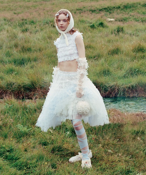 ROCKFISH WEATHERWEAR（ロックフィッシュウェザーウェア）の「[X SUSAN FANG] FURRY MARYJANES（バレエシューズ・レディース・ブラック/ピンク/クリーム・23.5cm/24.5cm/23.0cm/24.0cm/25.0cm）」の4枚目の写真